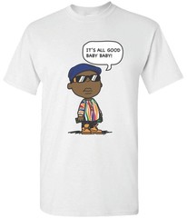 Band Specific Mens It’s All Good Graphic T-Shirt, white, S
