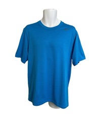 Nike Dri Fit Men’s M Blue Dri-Fit Training T-Shirt Short Sleeve