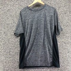 Zone Pro Activewear Top T-Shirt Marled Gray Mens Sz L Round Neck Gym Running