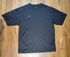 Team Nike NikeFit Men’s Athletic T Shirt Black Size Medium FitDry