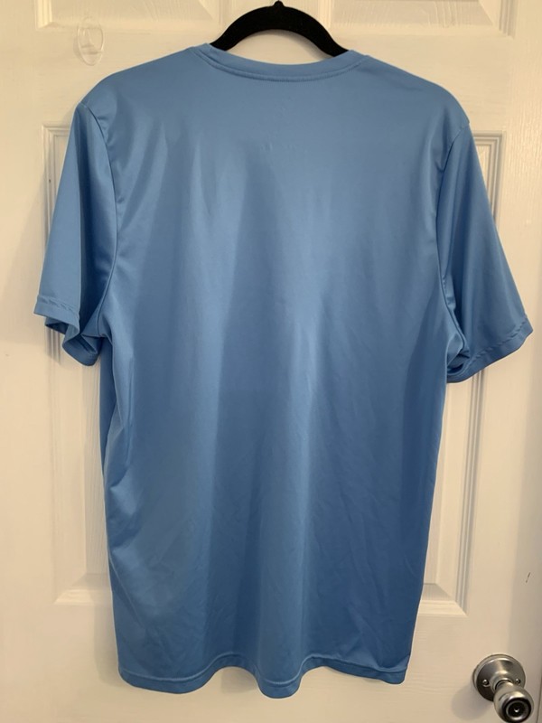 Reebok Men's Short Sleeve Light Blue Athletic T-Shirt Size XL gallery