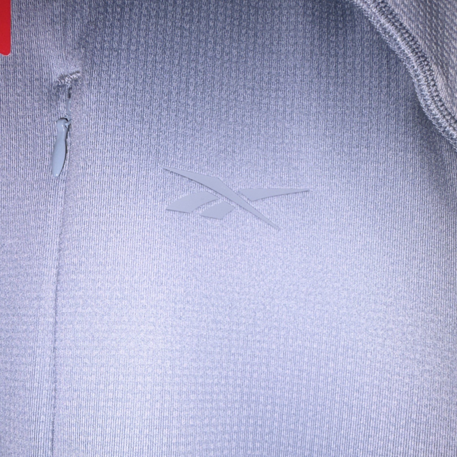 Reebok Men's 2X Soft Slate LS Aero Flex 1/4 Zip Mock Neck Golf Pullover gallery