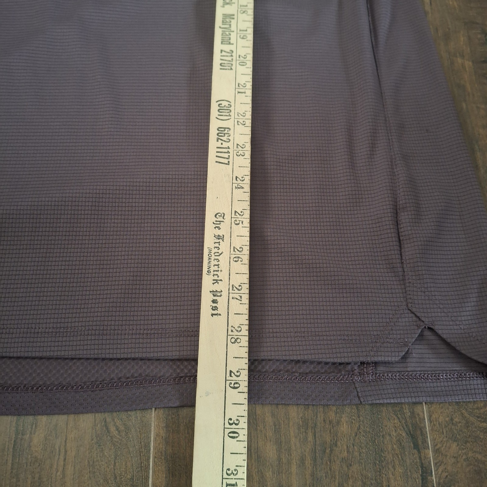 VRST Running TShirt Mens XL - Purple Reflective Strips Active gallery