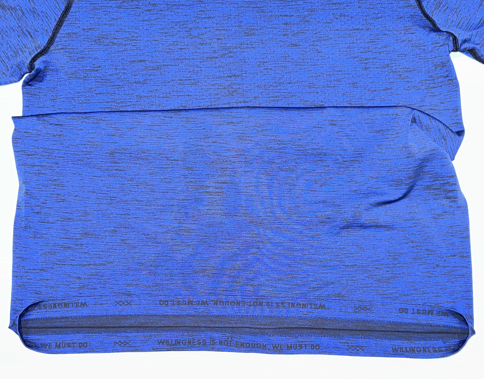 Rhone Reign Midnight Sapphire/ Black Heather Athletic Shirt, Size:M gallery