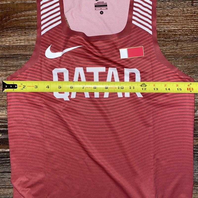 NIKE 2018 Mens Pro Elite Qatar Track & Field Running Singlet SMALL MADE IN USA gallery