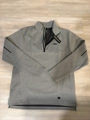NEW OGIO Transition 1/4 Zip Pullover Gray Ford Logo Men’s Large NWT Performance