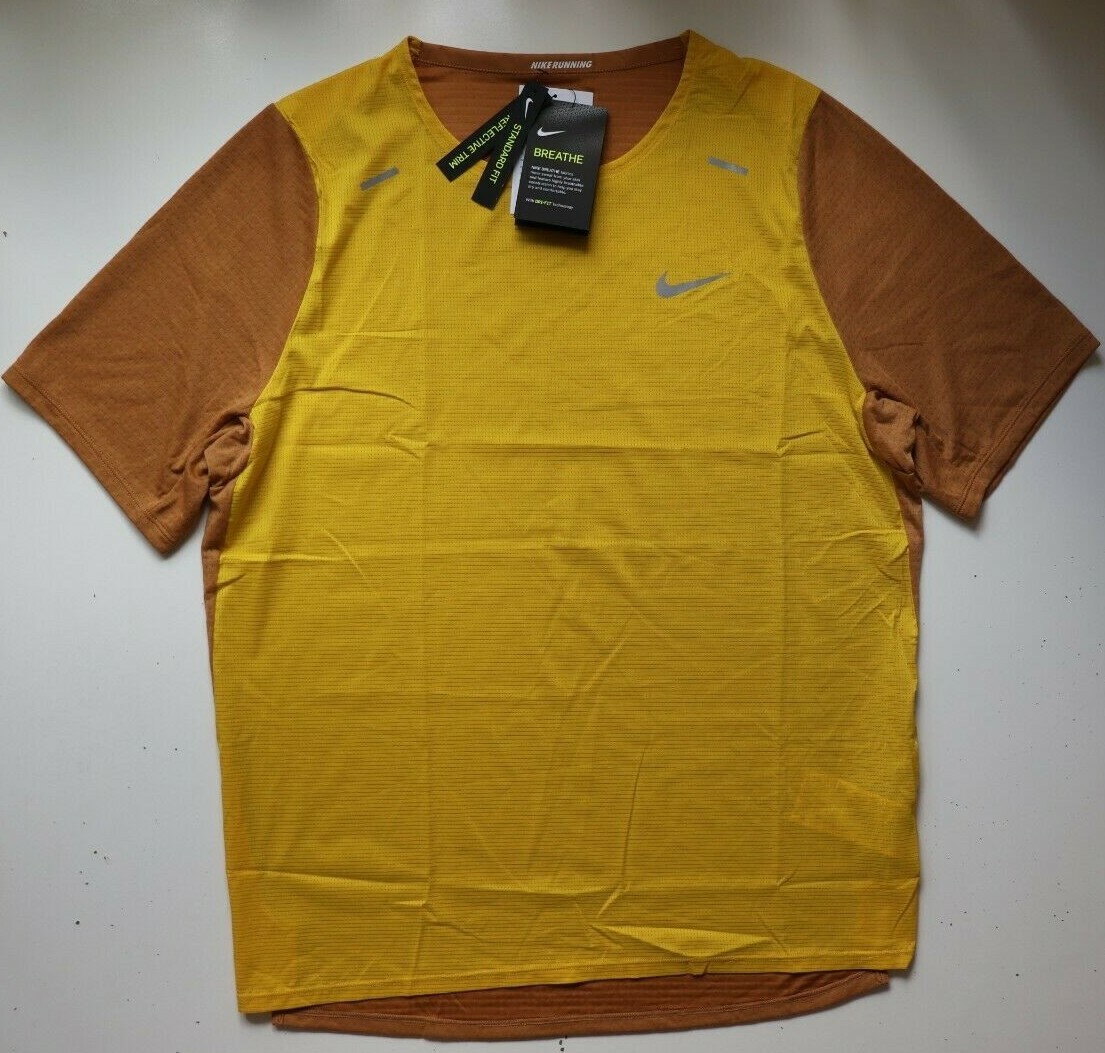 NIKE BREATHE RISE 365 HYBRID DRI FIT RUNNING SHORT SLEEVE TOP CU5977-743 - MEN M gallery