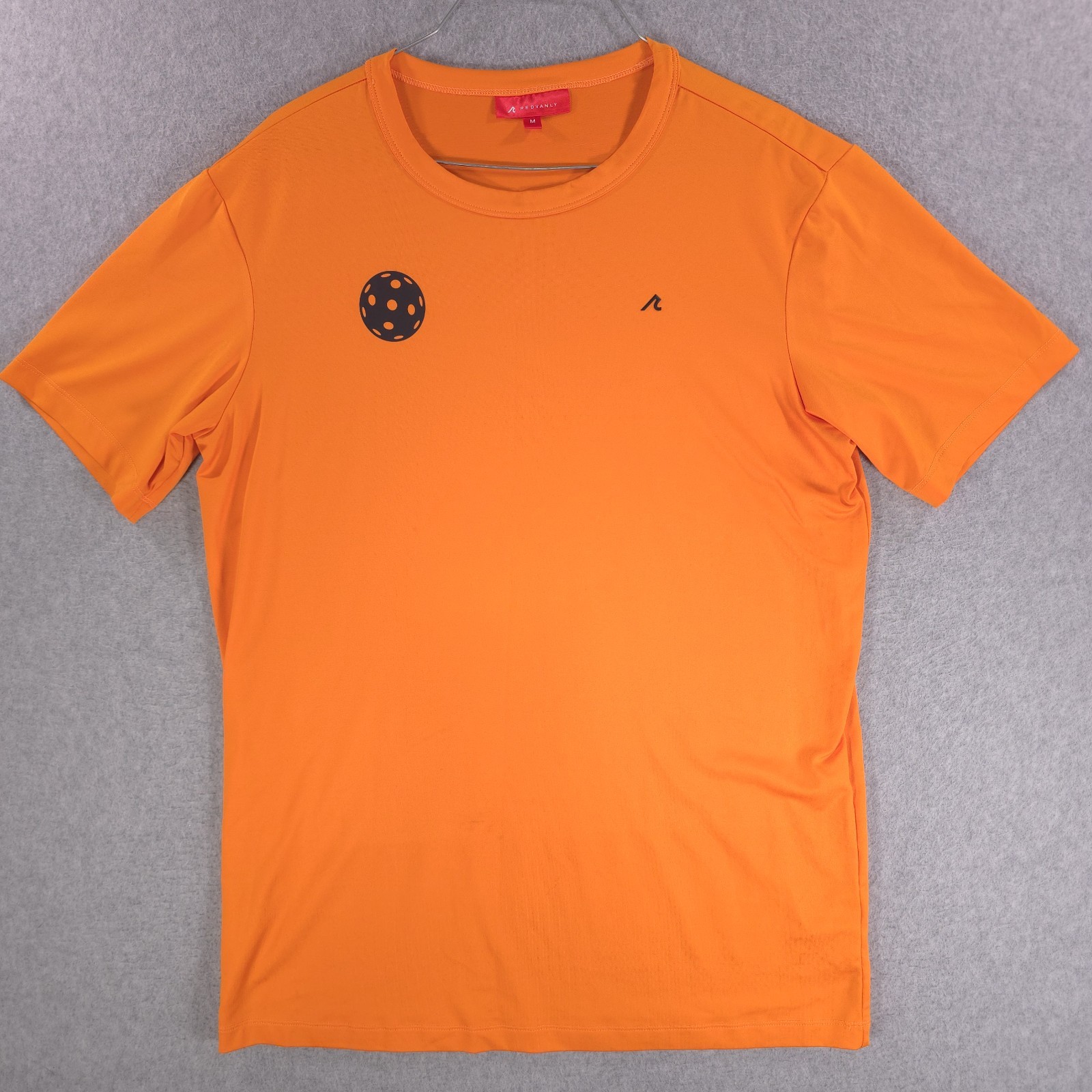 Redvanly Performance Stretch Golf Activewear Logo Gym Crew Shirt Mens Medium gallery