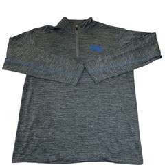 Men’s UCLA Rivalry Threads 1/4 Zip Waffle Knit Size Large Color Grey