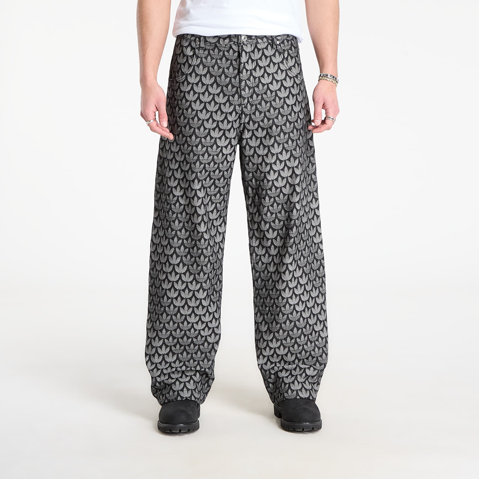 Men's Adidas Denim Monogram Pants [KC6380/38x30] gallery