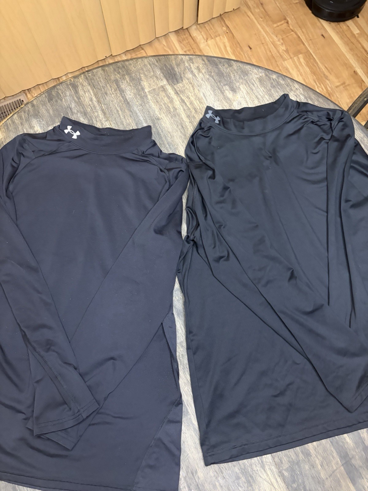 Under Armour ColdGear Men’s Fitted Compression Mock Neck LS Pullover Black 2XL gallery