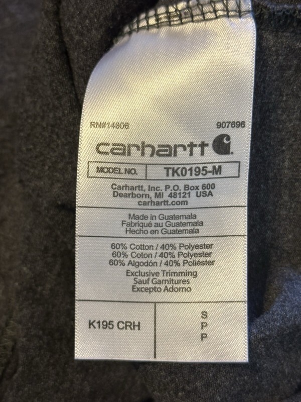 Carhartt Graphic T Shirt Carbon Heather K195 CRH Mens Small gallery