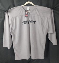 Exxact Sports Silver Grey Shortsleeve stryker Hockey Jersey #88 Size XLARGE