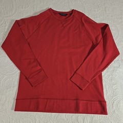Roundtree & Yorke Size S Pink Red Long Sleeve Lightweight Crew Neck Sweatshirt