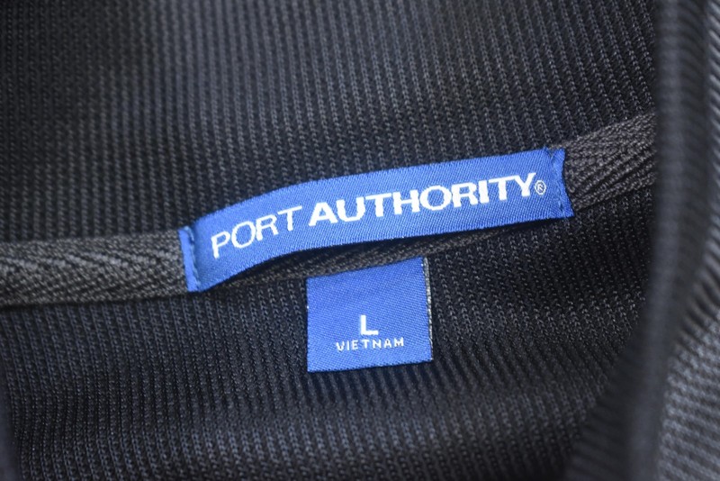 Port Authority Pullover Mens Large Gray Quarter Zip Synopsys Logo Long Sleeve gallery