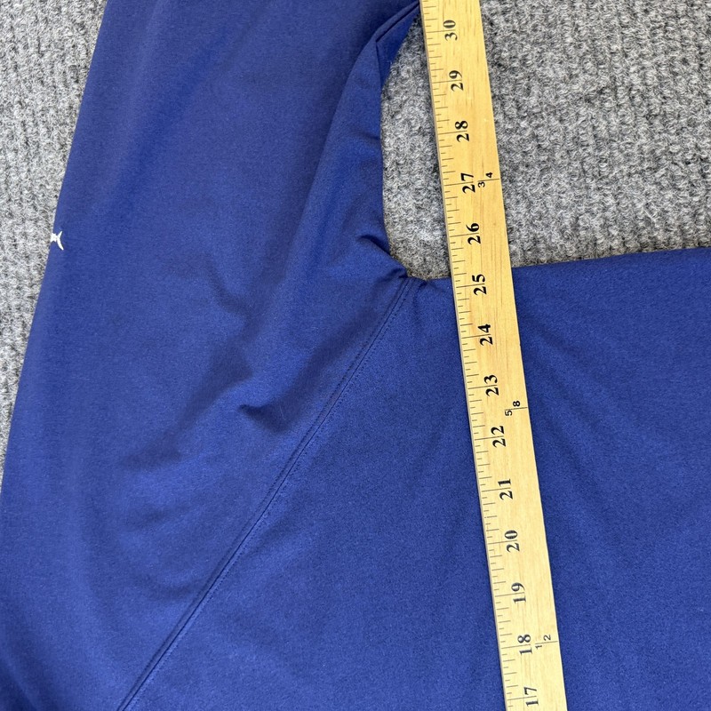 Holderness & Bourne Pullover Mens XL Blue Quarter Zip Golf DryLuxe Performance gallery