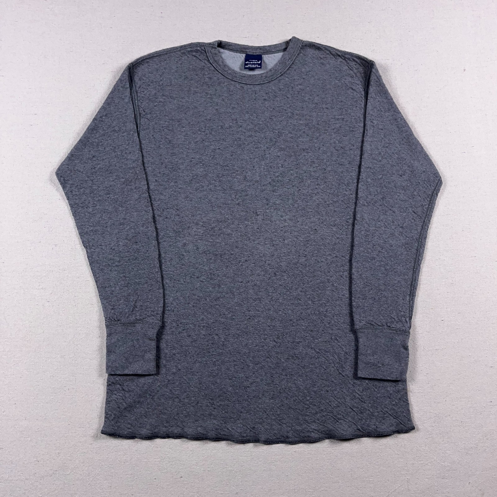 VTG Duofold Shirt Mens XL Base Layer Thermal Gray Two Layer Wool Blend USA gallery