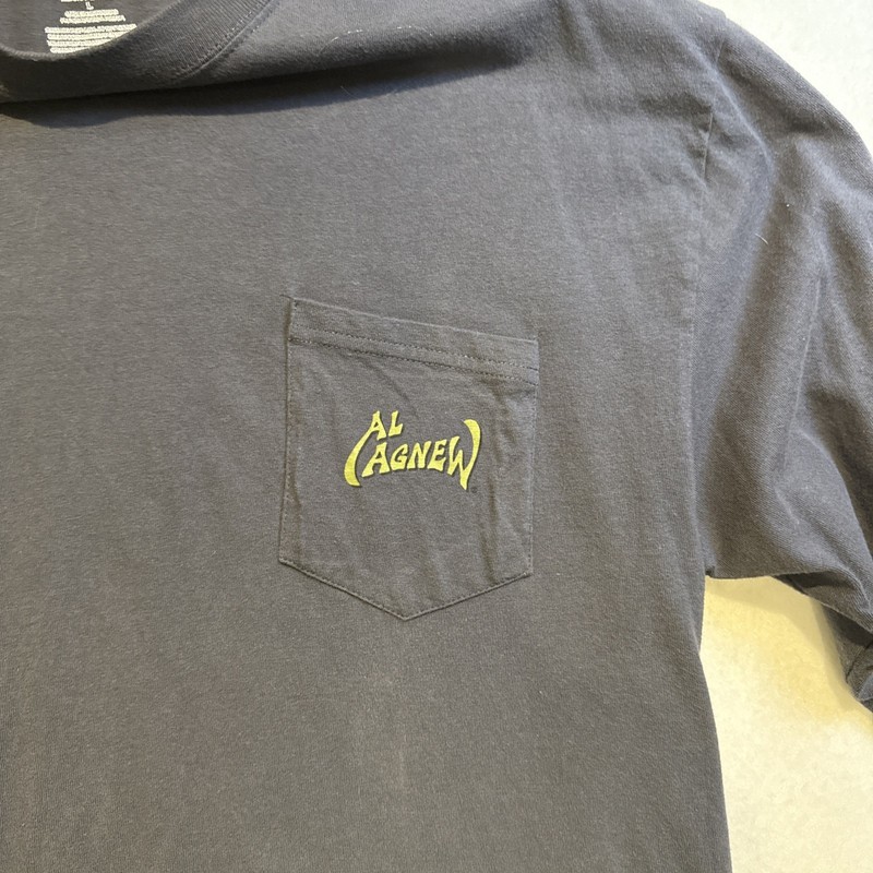 Magellan Al Agnew Black Lab Duck Graphic L/S Pullover Tee Charcoal Gray Sz Large gallery
