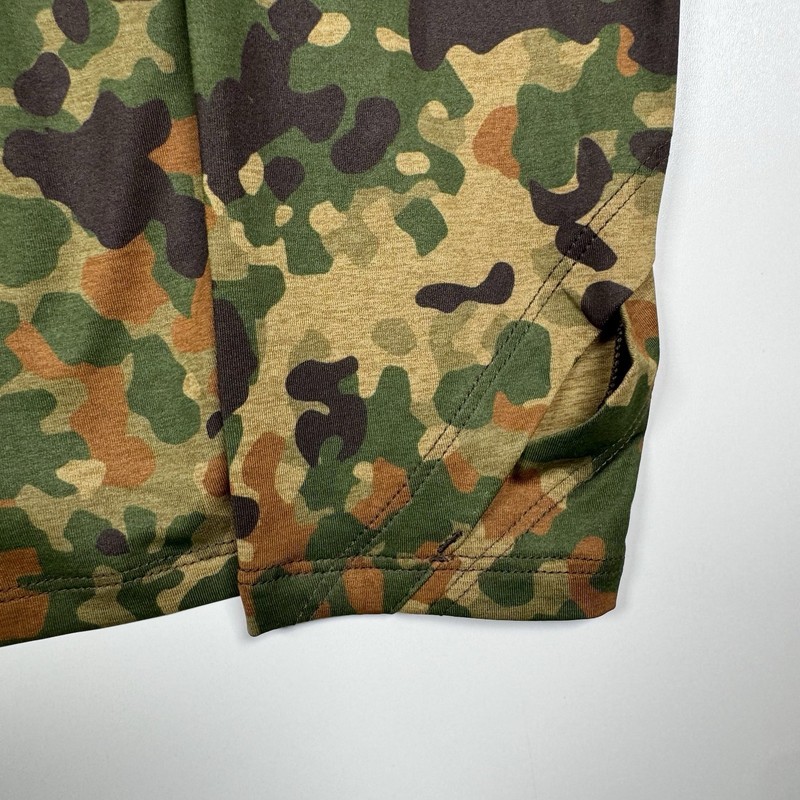Zero Foxtrot Mens Small Camo Long Sleeve Performance Hoodie Shirt Pocket Logo gallery