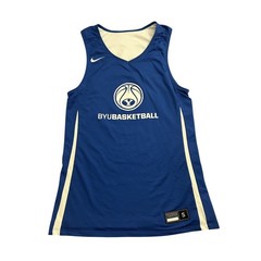 Nike BYU Basketball Jersey Mens Small Blue Excellent Sports Camp Tank Top