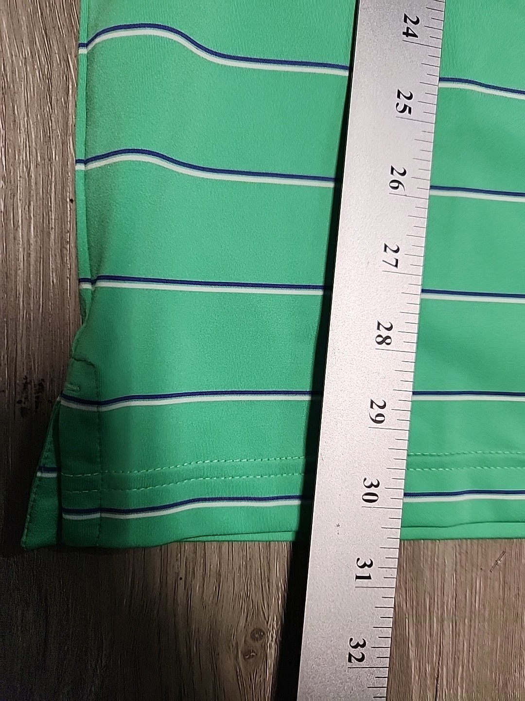 2017 U S Open Erin Hills Logo Green Striped Golf Lightweight Polo Shirt Mens Med gallery