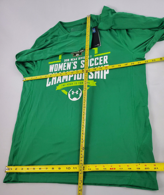 UNDER ARMOUR men shirt NCAA 2018 D1 Championship Women's Soccer NC sz L $48 gallery