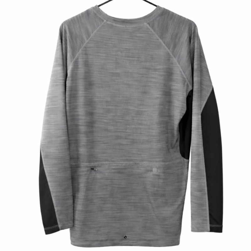 Hang Ten Mens Medium Gray Performance Long Sleeve Shirt UPF 50+ NWT gallery