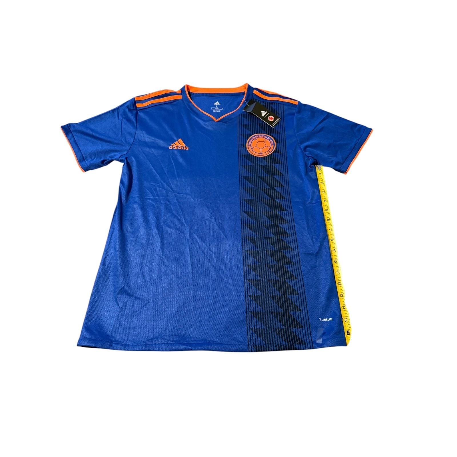 Adidas Colombia FCF Home Soccer Jersey Size L gallery