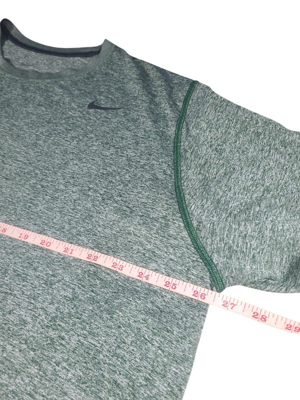 Nike Dri-FIT Green Heather Performance Athletic Training T-Shirt Men's 2XL gallery