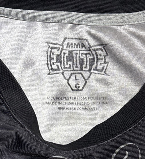 Y2K MMA Elite Stamina Tank Top Skull Logo Silky Shirt Men’s Size Large gallery