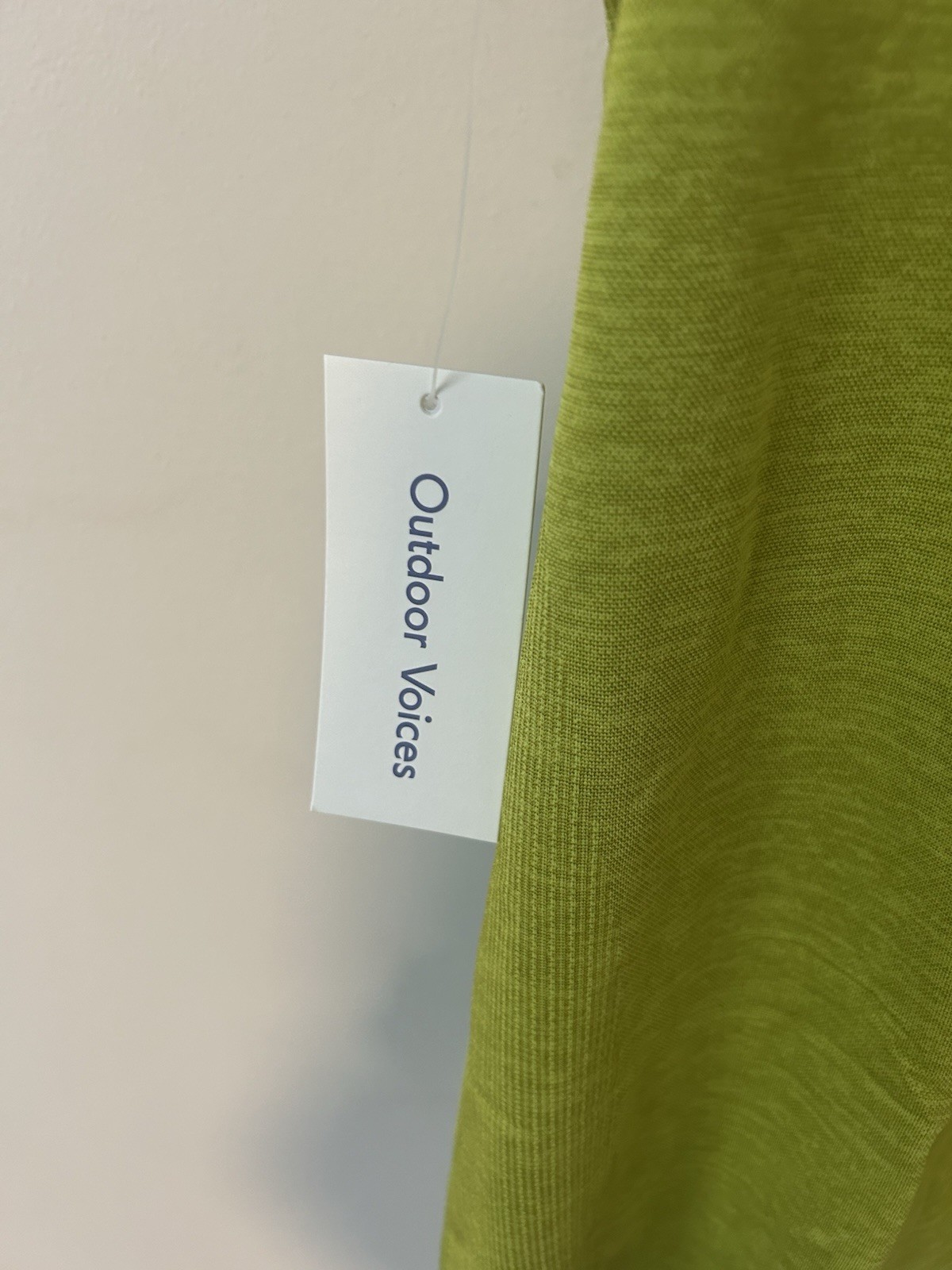 New Outdoor Voices Seamless Tank in Green Apple Men’s Size Large gallery