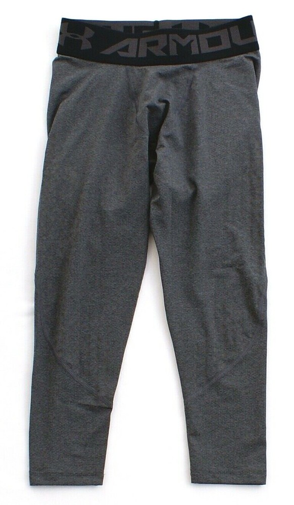 Under Armour Gray Coolswitch Armour Twist 3/4 Length Compression Leggings Men's