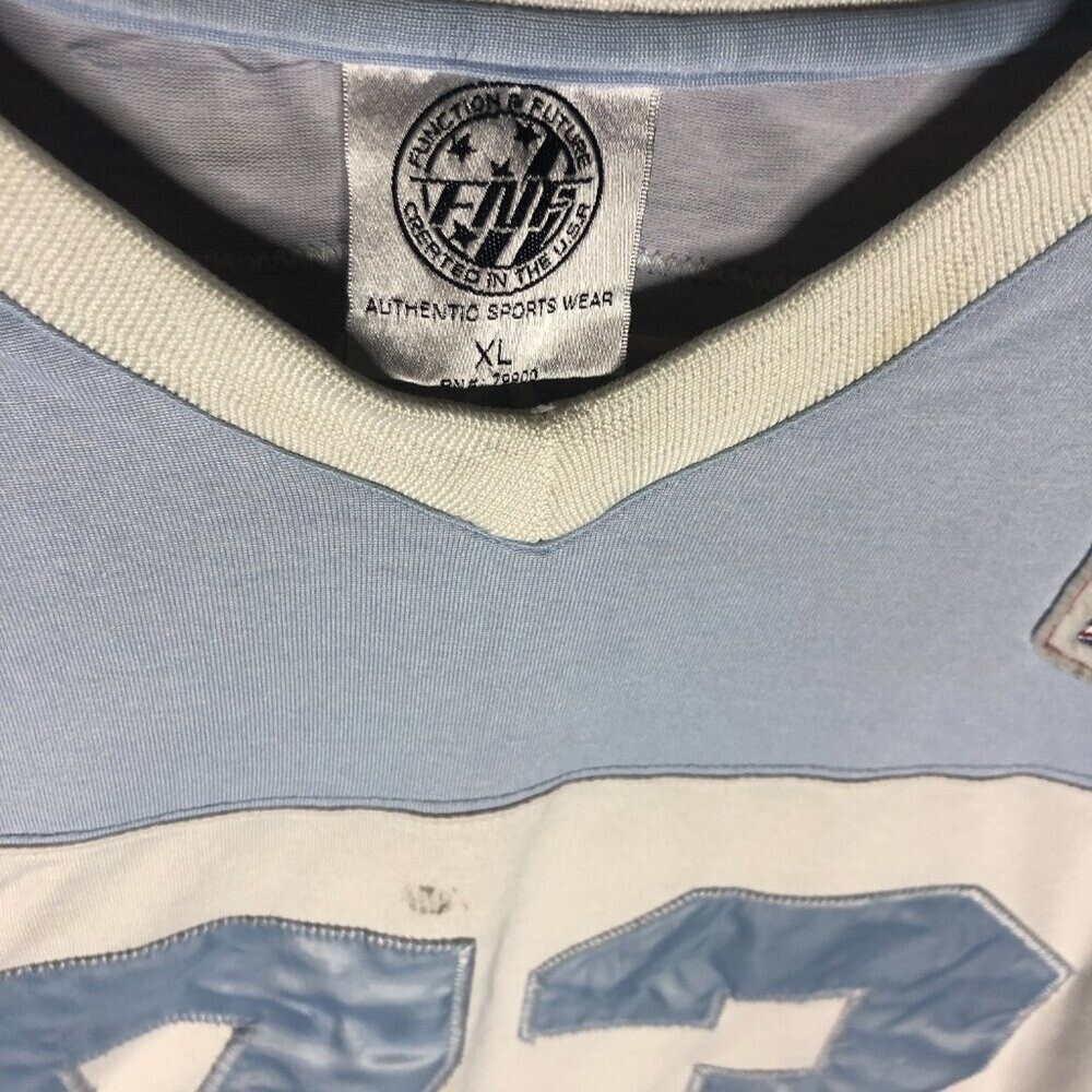 London Jeans 73 Men's Blue and White Jersey Size XL gallery