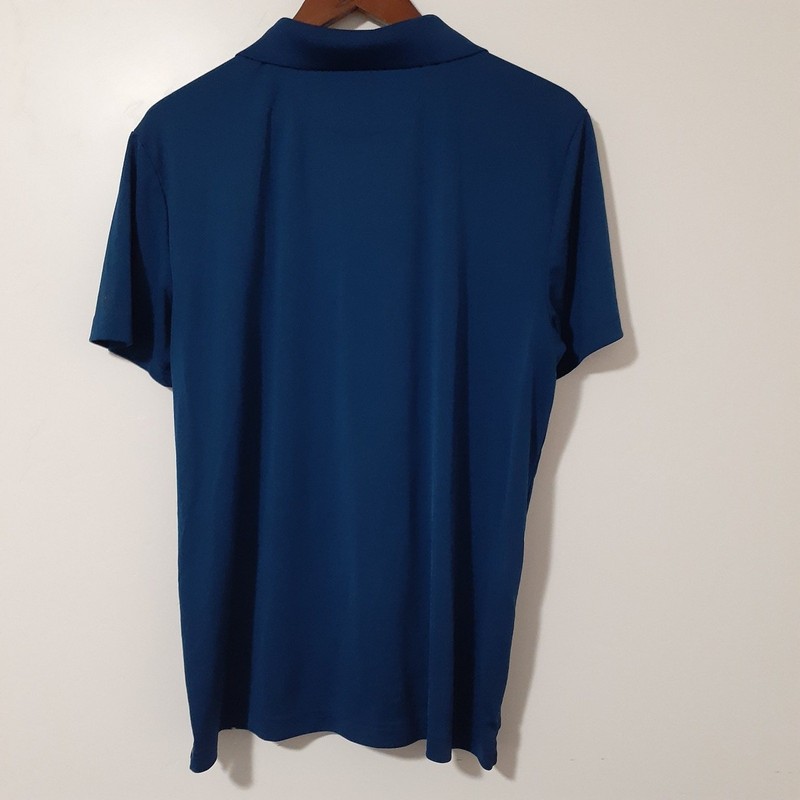 Chaps Activewear Top Men's Blue L Polyester Moisture-Wicking Polo gallery