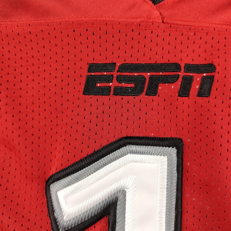 ESPN official jersey Red #1 Size Large Mens gallery