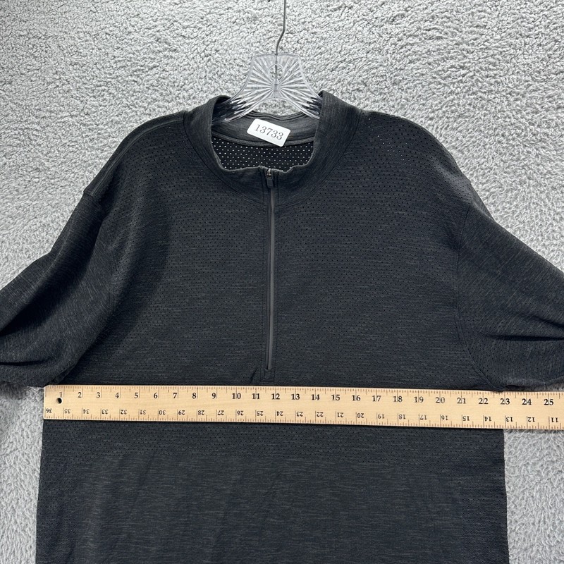 Lululemon Metal Vent Tech 1/2 Zip Pullover Mens XXL 2XL Long Sleeve Gym Sweater gallery