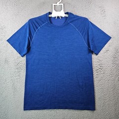 Rhone Reign Tech Performance T-Shirt Men Medium Short Sleeve Blue