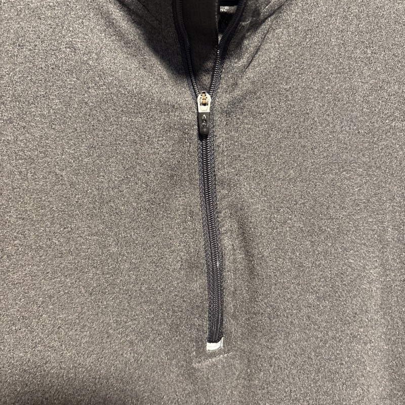 Champion Pullover Mens Medium Gray Duo Dry Quarter Zip Athletic Top Breathable gallery