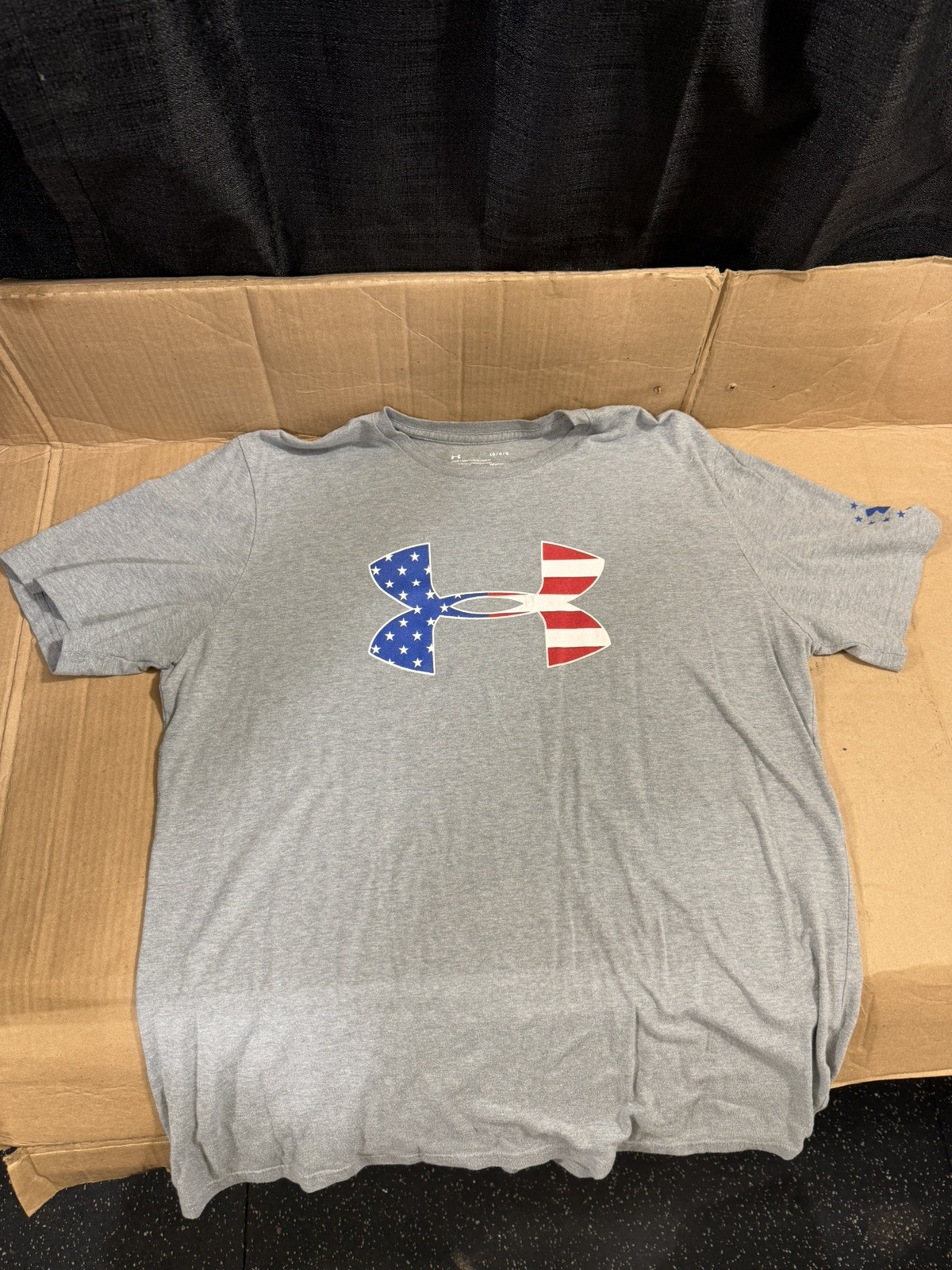 Under Armour Freedom American Flag Graphic T Shirt Mens Large USA Patriotic gallery