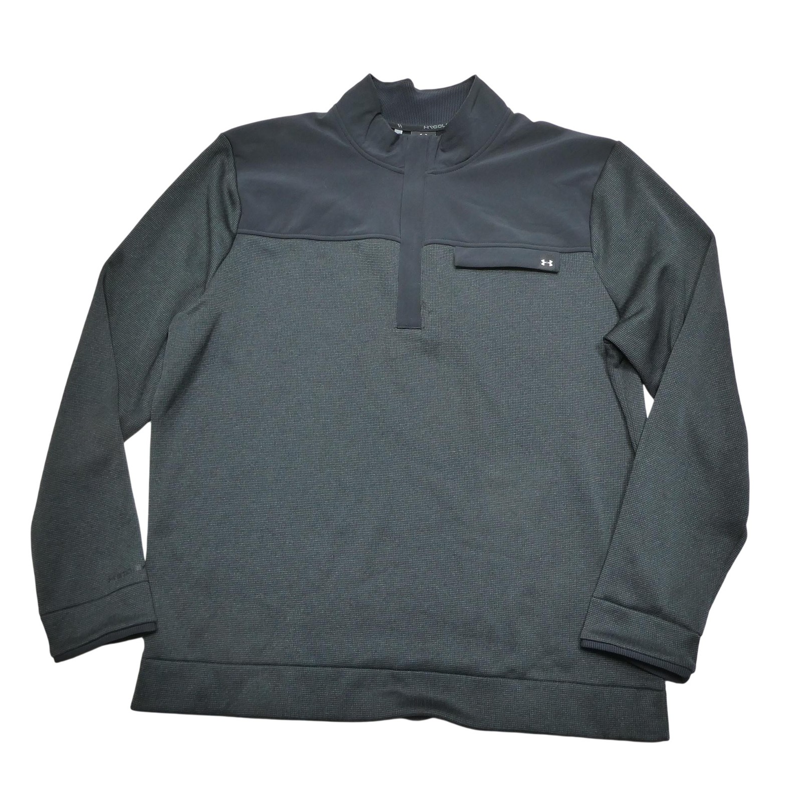 Under Armour Pullover Mens XL Gray Storm Golf Mock Neck Water Resistant Top gallery