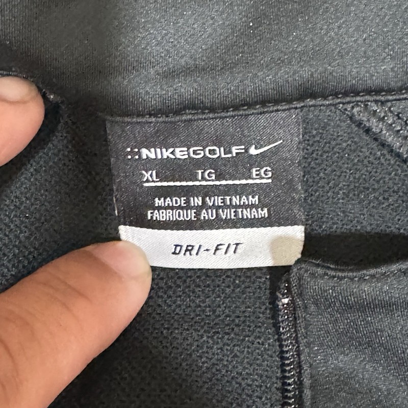 Nike Golf Pullover Mens X-Large The Open 1/4 Zip Black Jacket Performance gallery