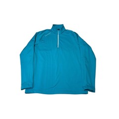 Galvin Green Mens L Quarter Zip Pullover Teal Blue Golf Athletic Shirt L