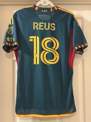 Adidas MLS LA Galaxy Reus PLAYER ISSUE Jersey Apple TV Patch Size Medium