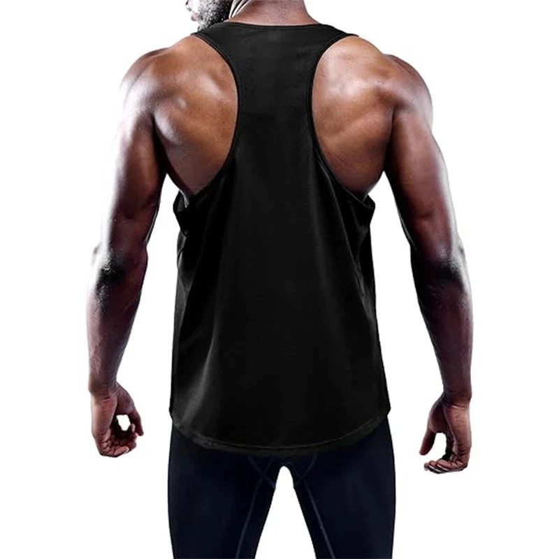 Running Tank Top Men Summer Sport Gym Vest Quick Dry Training Tanktop Workout gallery