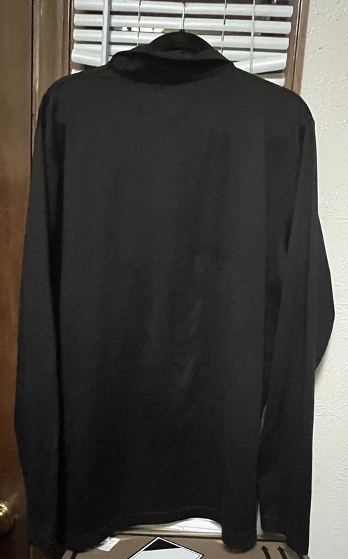Paradox Black 1/4 Zipper Polyester Spandex Blend Top Sz XL gallery