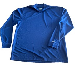 Izod PerformX Men’s XL Navy Pullover Active Wear Long Sleeve Shirt Blue