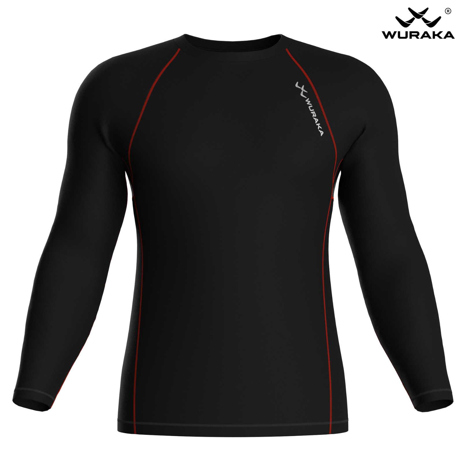 Mens Compression Armour Base layer Red Top Skin Fit Shirt + Leggings / Pants set gallery