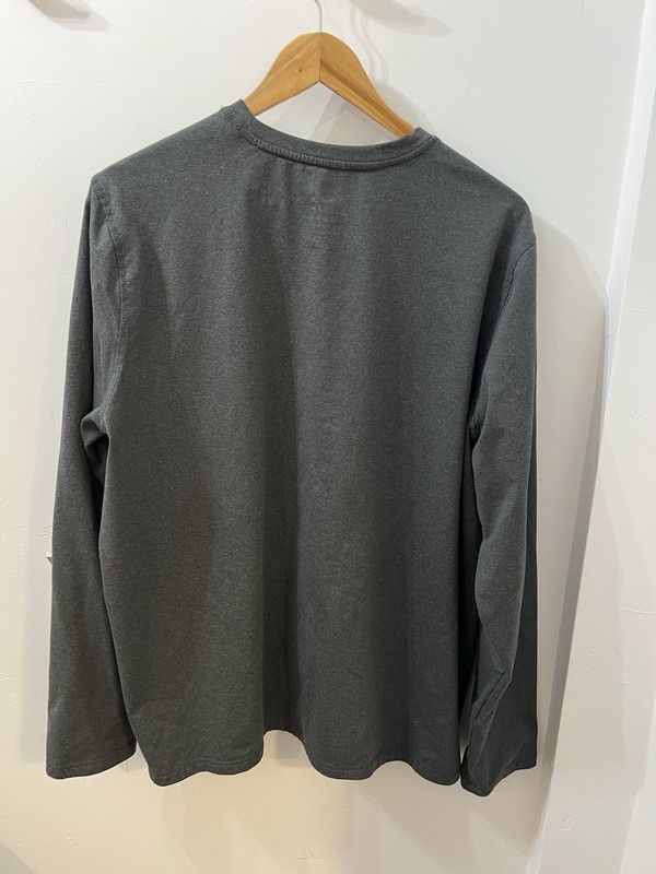 Men’s Rugged Elements Durable Utility Grey Fleece Long Sleeve Shirt gallery