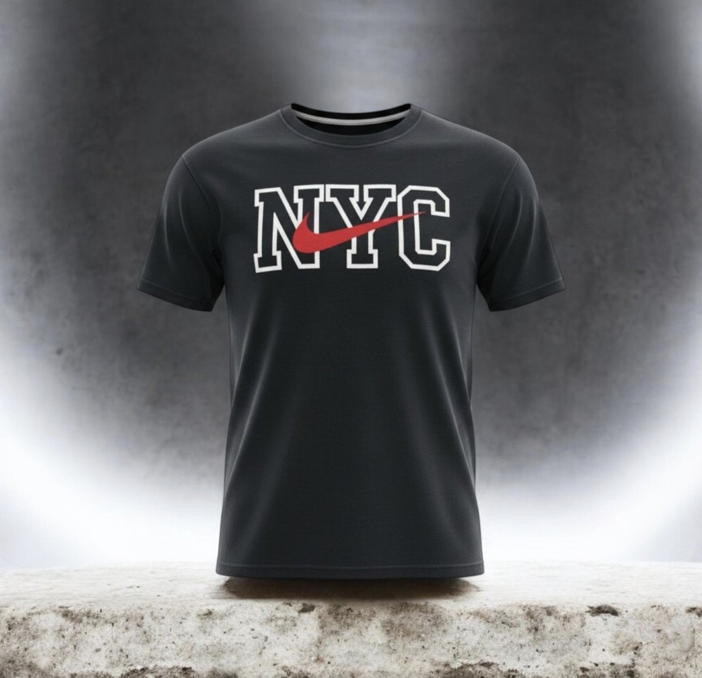 NIKE NYC LOGO MENS SPORTSWEAR T-SHIRT - MENS SIZE MEDIUM