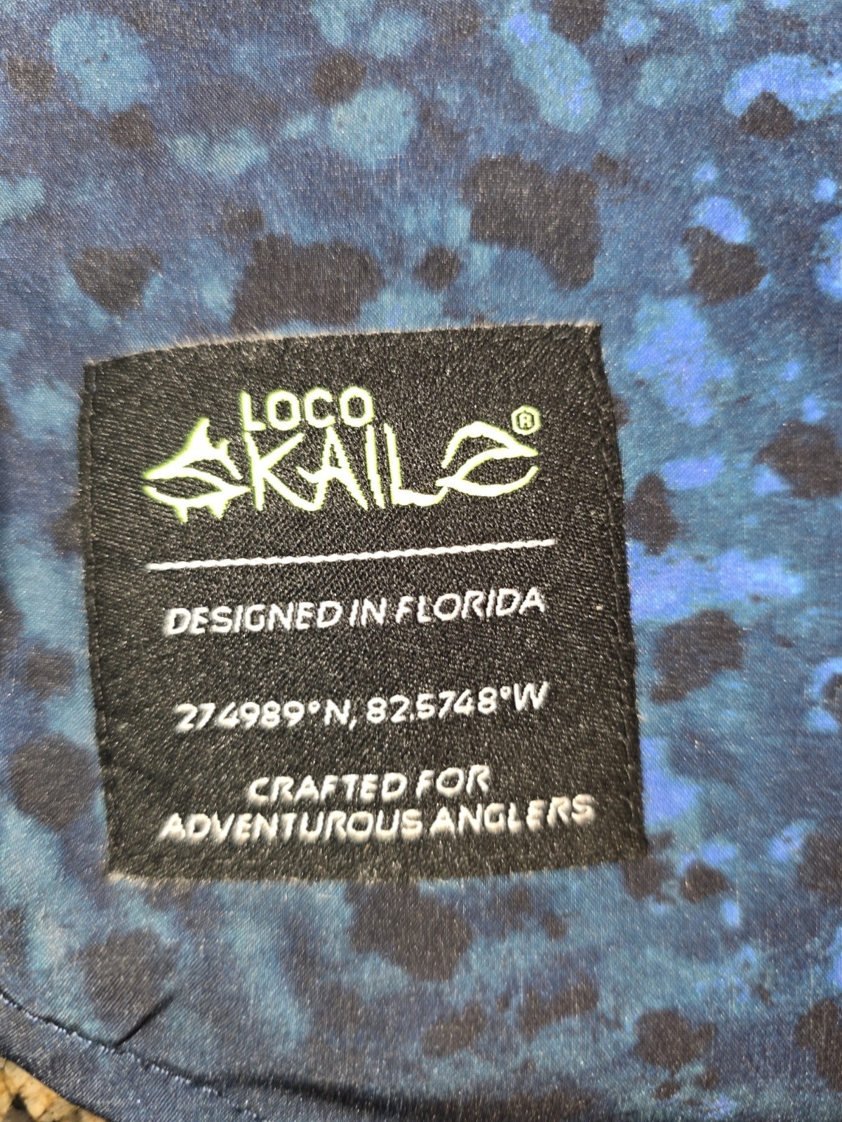 Loco Kaile Shirt L Button Up Zip Pockets Vented Lightweight Fishing Boating gallery